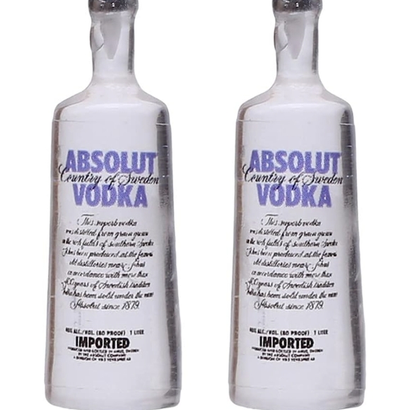 Absolut Vodka🍸Novelty Hook Earrings - Picture 6 of 7